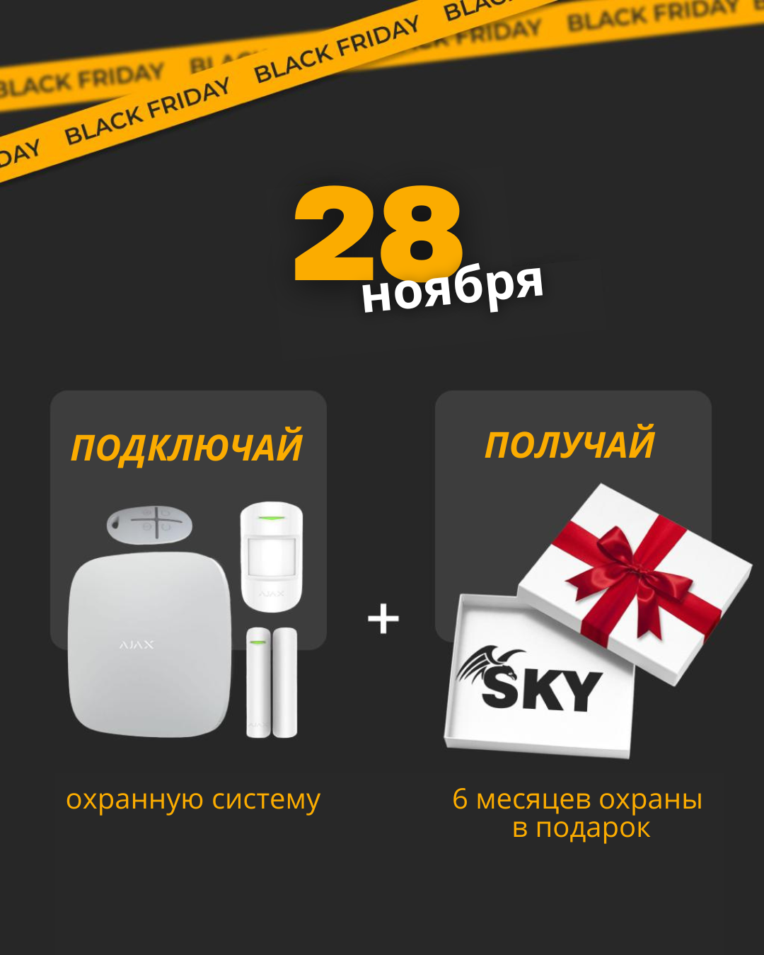 Настоящая Черная пятница в SKY SECURITY!